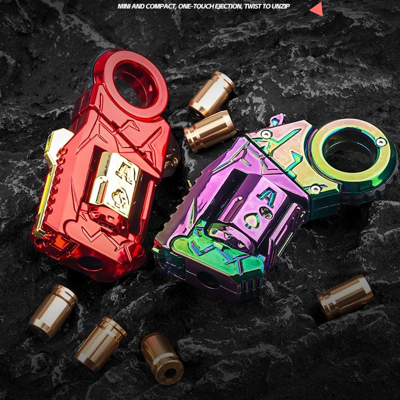 Mini Ring Decompression Launcher Alloy Shell Ejecting Model Fidget Toy - JoyPlay Kids