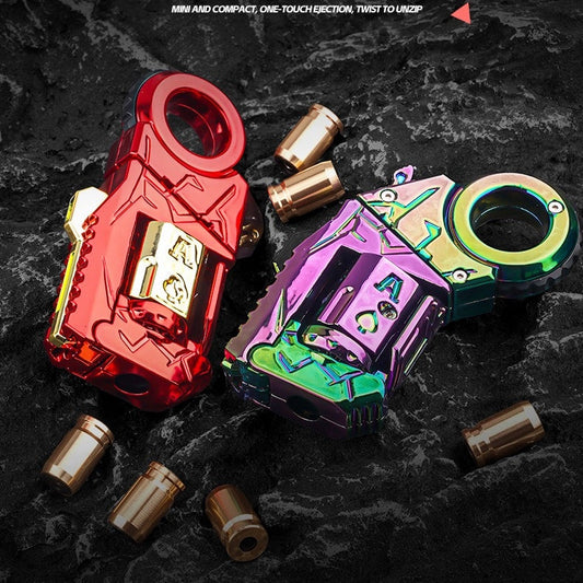 Mini Ring Decompression Launcher Alloy Shell Ejecting Model Fidget Toy - JoyPlay Kids
